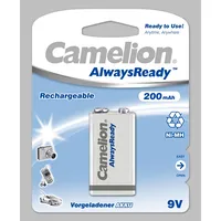 Camelion  9V/6Hr61 200 mAh Alwaysready Rechargeable Batteries Ni-Mh 1 pcs