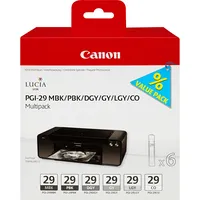 Canon 4868B018 tintes kārtridžs Oriģināls Melns, Tumši pelēks, Pelēks, Gaiši Matēts melns, Foto melns