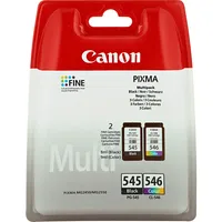 Canon 8287B005 tintes kārtridžs 2 pcs Oriģināls Melns, Tirkīzzils, Fuksīns, Dzeltens