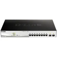 D-Link Dgs-1210-10Mp Vadīts L2 Gigabit Ethernet 10/100/1000 Power over Poe Melns, Pelēks