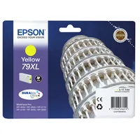 Epson Tower of Pisa 79Xl tintes kārtridžs 1 pcs Oriģināls Augsta Xl produktivitāte Dzeltens