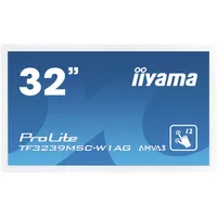 iiyama Prolite Tf3239Msc-W1Ag monitori 80 cm 31.5 1920 x 1080 pikseļi Full Hd Led Skārienjūtīgais ekrāns Vairāklietotāju Balt