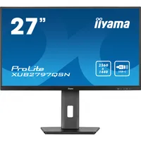 iiyama Prolite Xub2797Qsn-B1 monitori 68,6 cm 27 2560 x 1440 pikseļi Wide Quad Hd Led Melns