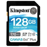 Kingston Technology Canvas Go Plus 128 Gb Sd Uhs-I Klases 10