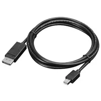 Lenovo mini-DisplayPort to Displayport  Black Cable 2 m