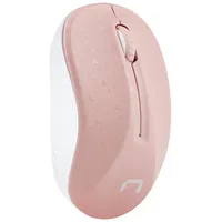 Natec Mouse, Toucan, Wireless, 1600 Dpi, Optical, Pink-White  Mouse Optical Wireless Pink/White Toucan