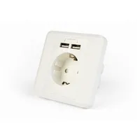 Power Socket Outlet W/2Usb/Eg-Acu2A2-01 Gembird
