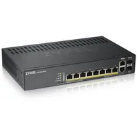 Zyxel Gs1920-8Hpv2 Vadīts Gigabit Ethernet 10/100/1000 Power over Poe Melns