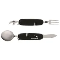 Easy Camp  Folding Cutlery Knife, Fork, Spoon, Bottle opener, Can opener
