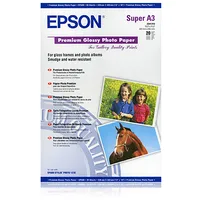 Epson Premium Glossy Photo Paper, Din A3, 250G/M², 20 sheets