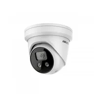 Hikvision  Ip Camera Powered by Darkfighter Ds-2Cd2346G2-Isu/Sl F2.8 Dome 4 Mp 2.8Mm Power over Ethernet Poe Ip67