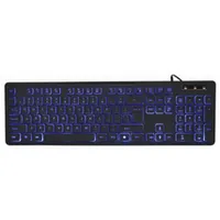 Klaviatūra Gembird 3-Color Backlight Multimedia Keyboard