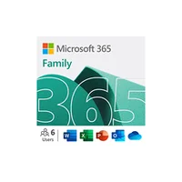 Microsoft 365 Family, 12 Mēnešu abonements, 6 lietotāji / 5 ierīces, 1 Tb Onedrive, Eng
