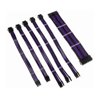 Psu Kabeļu Pagarinātāji Kolink Core 6 Cables Black / Titan Purple