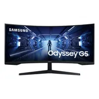 Samsung Odyssey C34G55Twwp 86,4 cm 34 3440 x 1440 pikseļi Ultrawide Dual Quad Hd Led Melns
