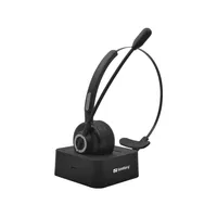Sandberg Bluetooth Office Headset Pro Austiņas Bezvadu Birojs / zvanu centrs Melns