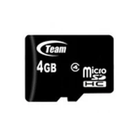 Team Group Memory  flash cards 4Gb Micro Sdhc Class 4 w/o Adapter
