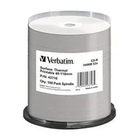 Verbatim Cd-R Thermal Printable No Id Brand 700 Mb 100 pcs