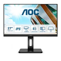 Aoc P2 Q27P2Q Led display 68,6 cm 27 2560 x 1440 pikseļi Quad Hd Melns