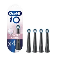 Braun Oral-B iO Gentle Care Black, 4 gab. - Uzgaļi elektriskajai zobu birstei