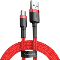Cable Baseus Cafule Catklf-B09 Usb 2.0 - type C  1 m red color