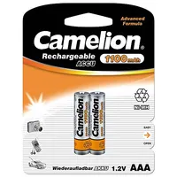 Camelion  Aaa/Hr03 1100 mAh Rechargeable Batteries Ni-Mh 2 pcs
