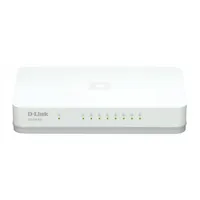 D-Link Go-Sw-8G/E tīkla pārslēgs Nepārvaldīts Gigabit Ethernet 10/100/1000 Balts