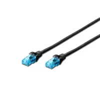 Digitus  Dk-1512-005/Bl 2X Rj45 8P8C connectors. Structure 4 x 2 Awg 26/7, twisted pair. Boots with kink protection, strai