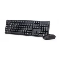Gembird  Keyboard and mouse Kbs-W-01 Mouse Set Wireless included Batteries Us Black