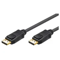Goobay  Displayport connector cable 1.2 Black Dp to 3 m