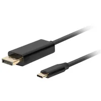 Lanberg Usb-C to Displayport Cable, 3 m 4K/60Hz, Black  Cable