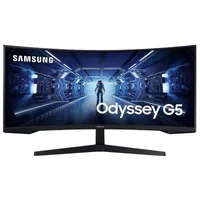 Lcd Monitor Samsung Odyssey G5 34 Gaming/Curved/21  9 Panel Va 3440X1440 219 1 ms Tilt Colour Black Lc34G55Twwpxen