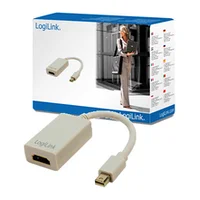 Logilink  Adapter Mini Displayport to Hdmi with Audio Grey A 0.1 m