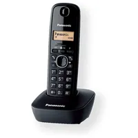 Panasonic  Cordless Kx-Tg1611Fxh Built-In display Caller Id Black Phonebook capacity 50 entries Wireless connection
