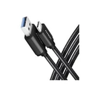 Axagon Data and charging Usb 3.2 Gen1 cable lengh 2 m. 3A. Black braided.