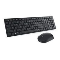 Dell Pro Km5221W, Us, melna - Bezvadu klaviatūra ar peli