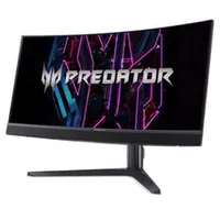 Lcd Monitor Acer Predator X34Vbmiiphuzx 34 Gaming/Curved/21  9 Panel Oled 3440X1440 219 0.1 ms Speakers Swivel Height adjusta