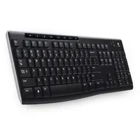 Logitech Wireless Keyboard K270 tastatūra Rf Bezvadu Qwerty Angļu Melns