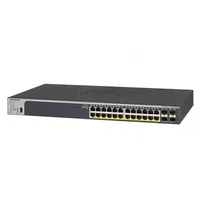 Netgear Gs728Tpp Vadīts L2/L3/L4 Gigabit Ethernet 10/100/1000 Power over Poe 1U Melns