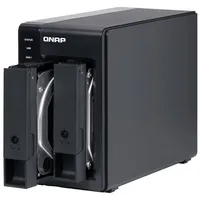 Qnap 2 Bay Usb Type-C Direct Attached Storage with Hardware Raid  Tr-002 Micro 6 Gb Black