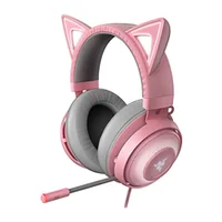Razer Kraken Kitty, rozā - Austiņas ar mikrofonu
