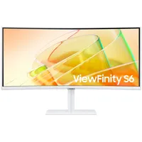 Samsung Ls34C650Tau monitori 86,4 cm 34 3440 x 1440 pikseļi 4K Ultra Hd Led Balts