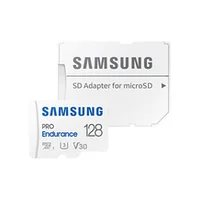 Samsung Pro Endurance, microSDXC,  Sd adapteris, 128 Gb, balta - Atmiņas karte