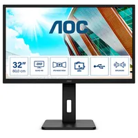 Aoc P2 Q32P2 monitori 80 cm 31.5 2560 x 1440 pikseļi 2K Ultra Hd Led Melns