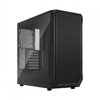 Fractal Design  Focus 2 Side window Black Tg Clear Tint Midi Tower Power supply included No Atx