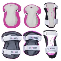 Globber elbow and knee pads Protective Junior  Deep Pink Xs Range B 25-50Kg ,541-110
