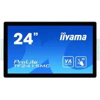 iiyama Prolite Tf2415Mc-B2 monitori 60,5 cm 23.8 1920 x 1080 pikseļi Full Hd Va Skārienjūtīgais ekrāns Vairāklietotāju Melns