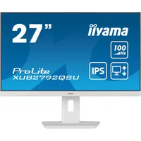 iiyama Prolite Xub2792Qsu-W6 monitori 68,6 cm 27 2560 x 1440 pikseļi Wide Quad Hd Led Balts