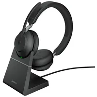 Jabra Evolve2 65, Ms Stereo Austiņas Bezvadu Birojs / zvanu centrs Usb Type-A Bluetooth Melns