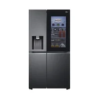 Lg Water  Ice Dispenser Instaview, augstums 179 cm, 635 L, melna - Sbs ledusskapis